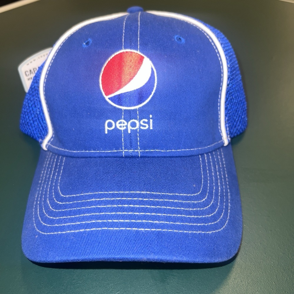 Pepsi Cola America Trucker Hat New With Tags CapAmerica Golf Americana PepsiCo
